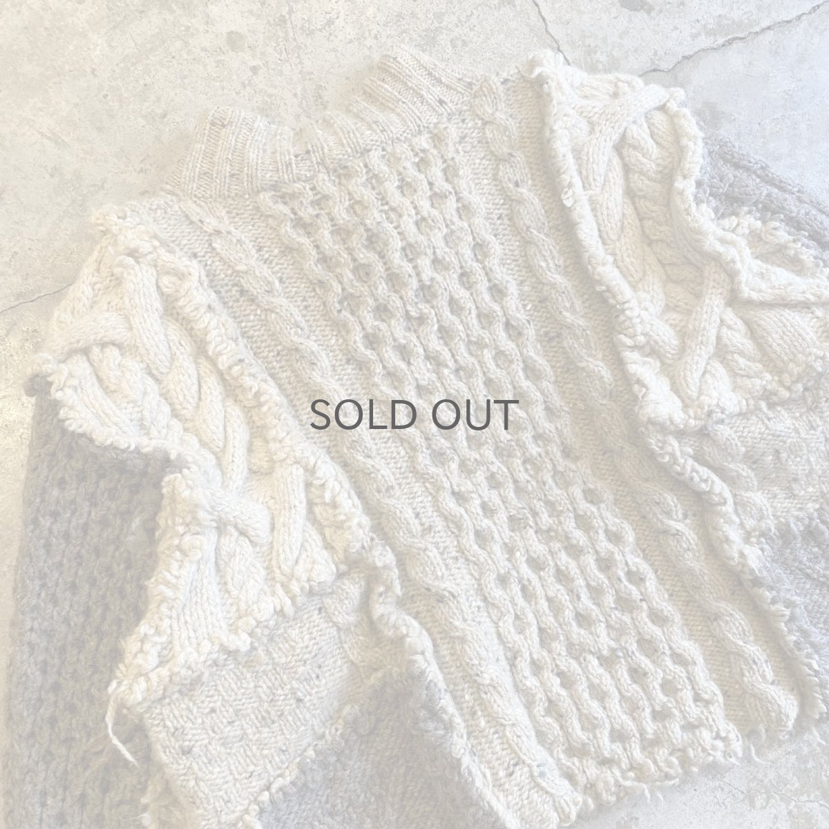 画像10: 【Wiz&Witch】"UNITED" PATCHWORK ALAN KNIT / OS  (10)