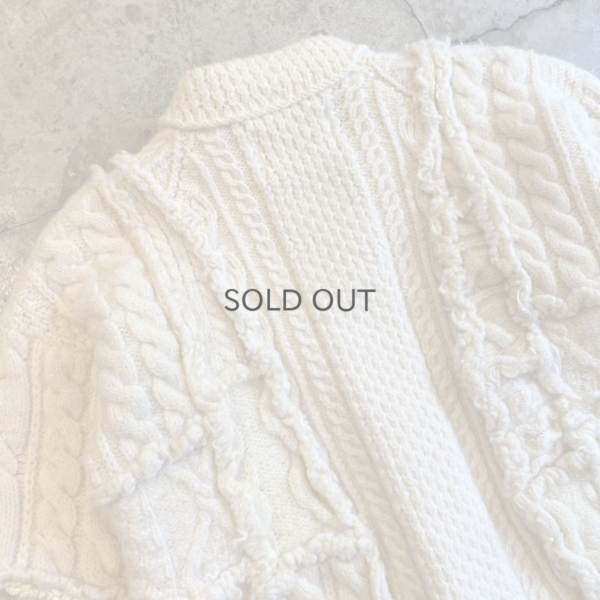 画像10: 【Wiz&Witch】"UNITED" PATCHWORK ALAN KNIT / OS  (10)