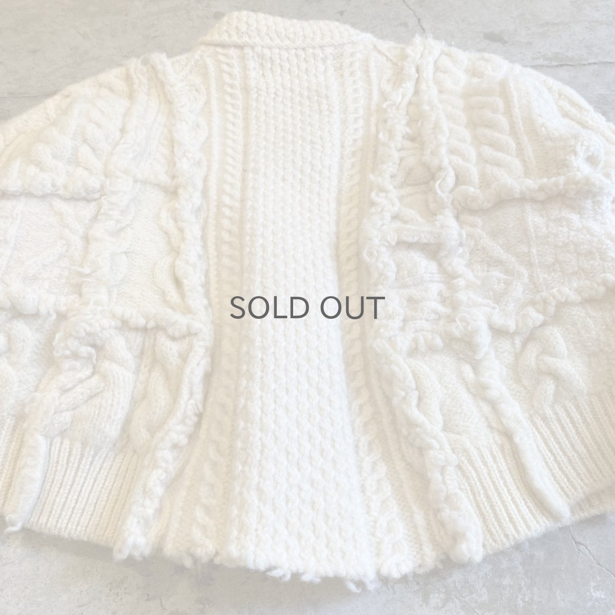 画像9: 【Wiz&Witch】"UNITED" PATCHWORK ALAN KNIT / OS  (9)