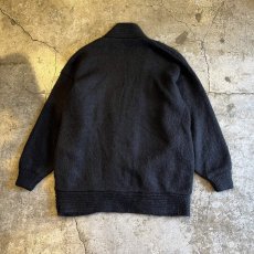 画像2: FRONT ALAN PATTERN VOLUME SLEEVE DESIGN KNIT CARDIGAN / Ladies L (2)