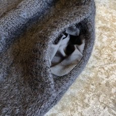 画像6: FRONT ALAN PATTERN VOLUME SLEEVE DESIGN KNIT CARDIGAN / Ladies L (6)
