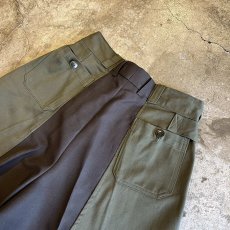 画像11: 【Wiz&Witch】"UNITED" TWO FACE MILITARY SLACKS PANTS / OS (11)