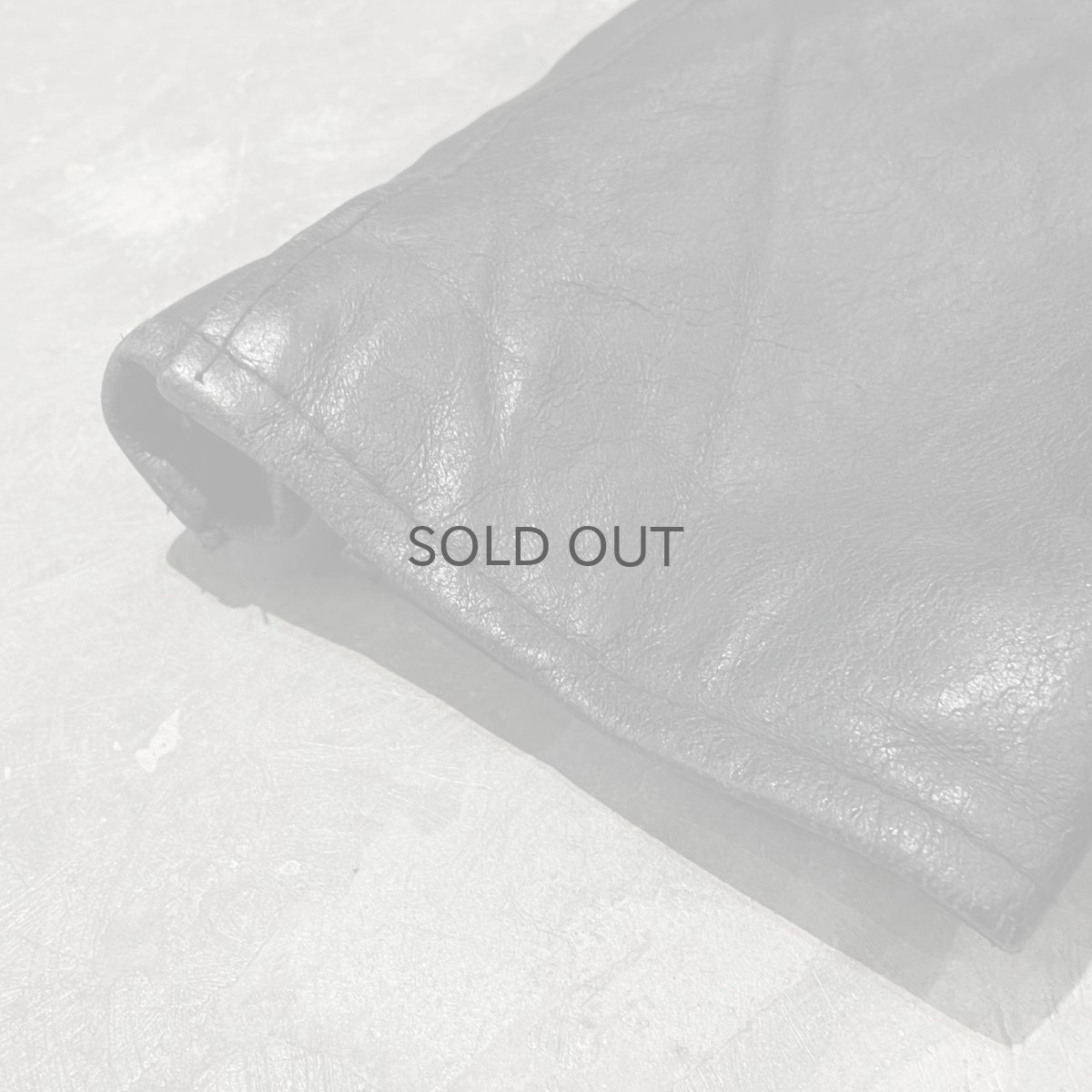 画像7: 80's BLACK REAL LEATHER DOUBLE RIDERS JACKET / Mens L (7)