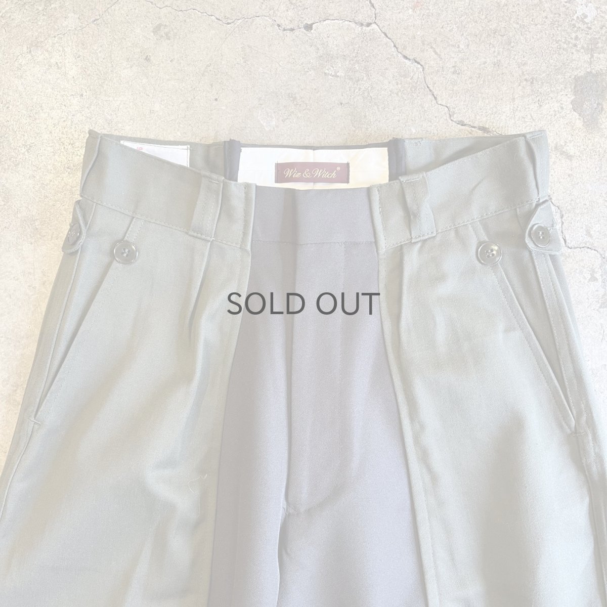 画像7: 【Wiz&Witch】"UNITED" TWO FACE MILITARY SLACKS PANTS / OS (7)
