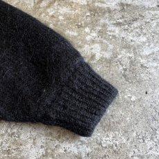画像7: FRONT ALAN PATTERN VOLUME SLEEVE DESIGN KNIT CARDIGAN / Ladies L (7)