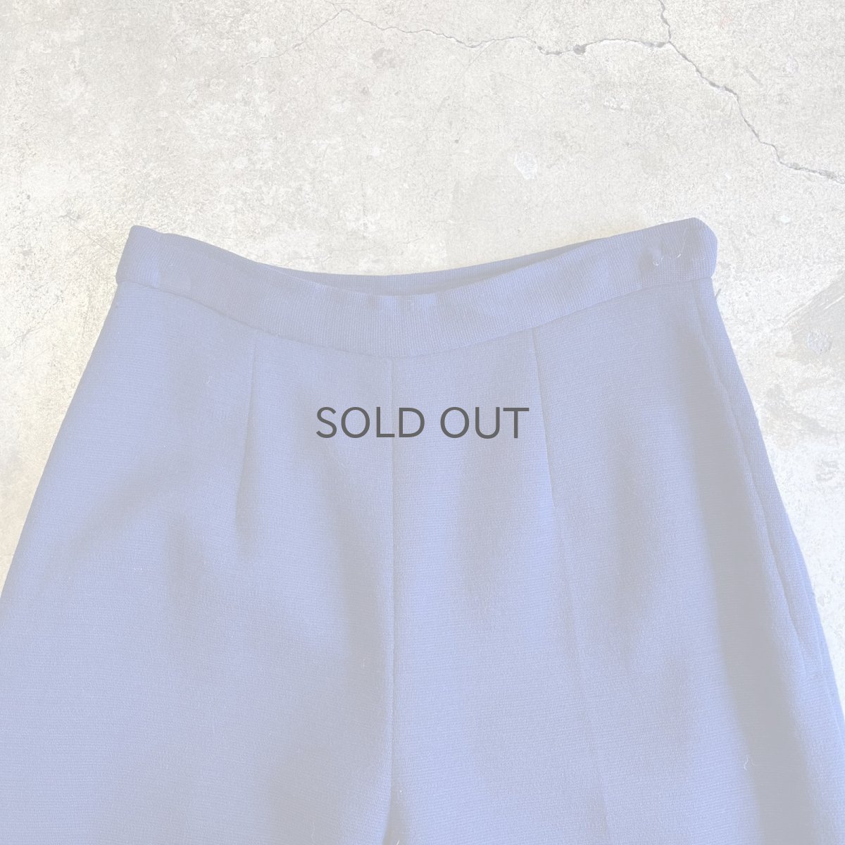 画像6: BLUE COLOR STRAIGHT DESIGN KNIT PANTS / W25 (6)