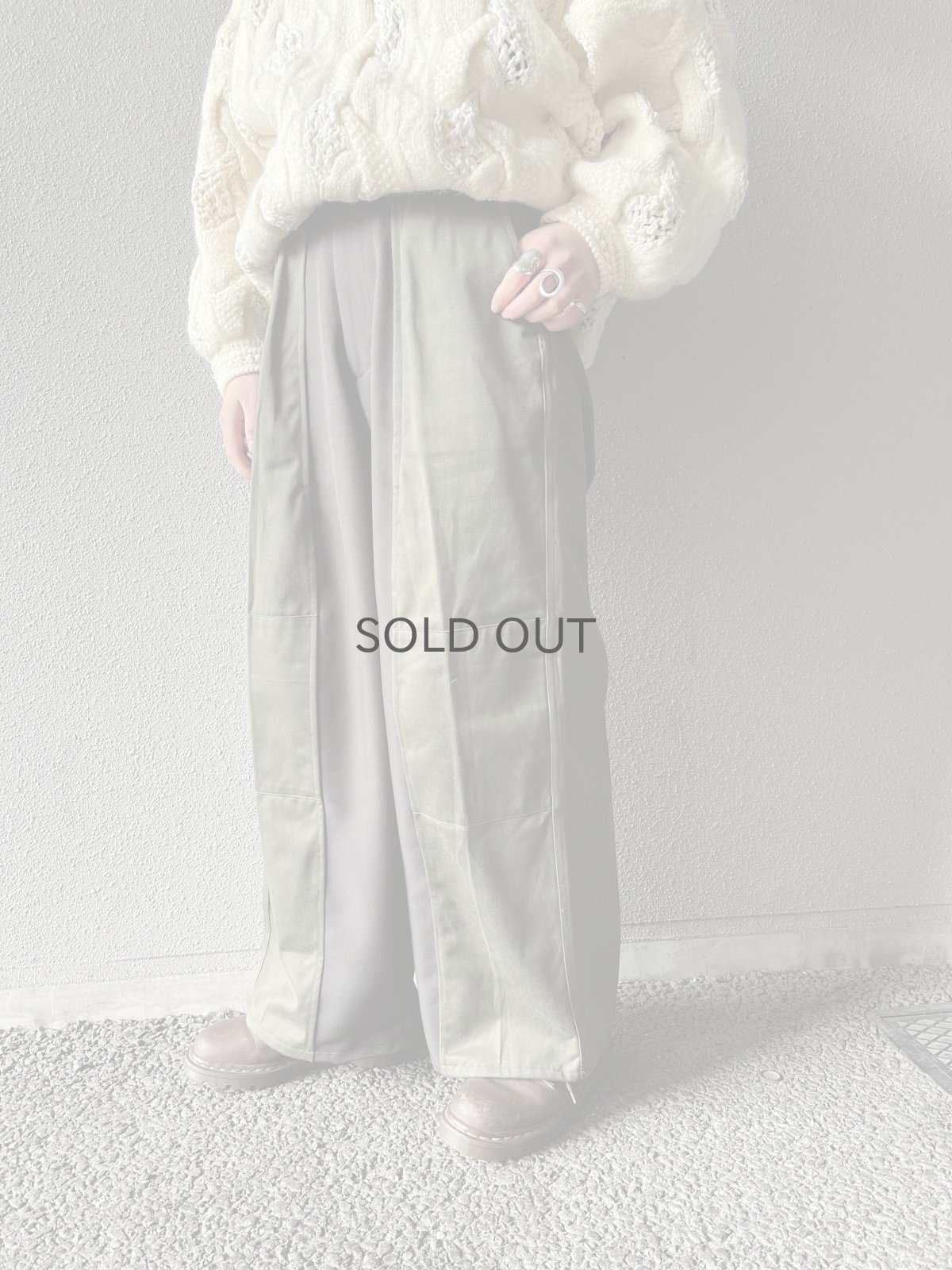 画像13: 【Wiz&Witch】"UNITED" TWO FACE MILITARY SLACKS PANTS / OS (13)