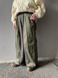 画像13: 【Wiz&Witch】"UNITED" TWO FACE MILITARY SLACKS PANTS / OS (13)