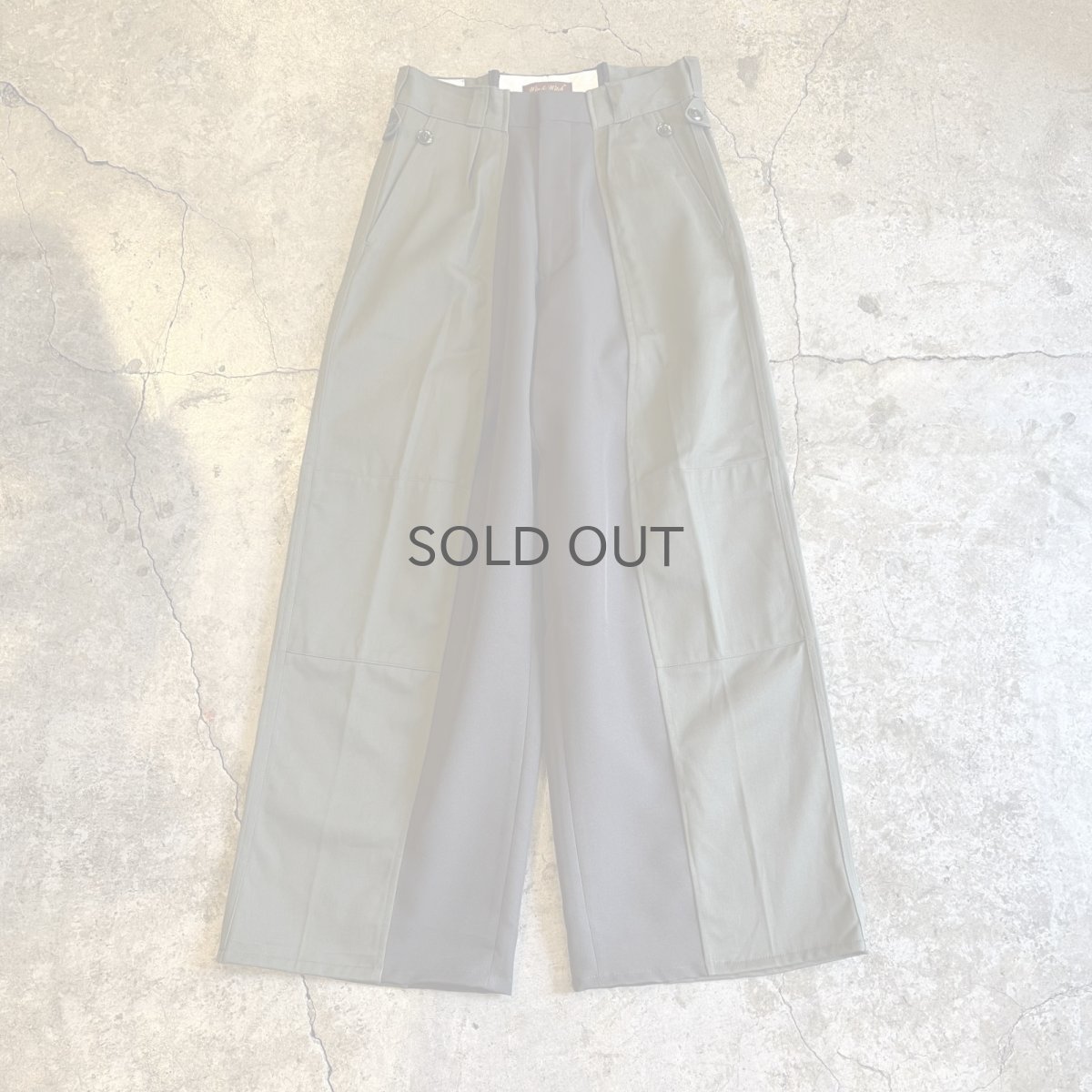 画像1: 【Wiz&Witch】"UNITED" TWO FACE MILITARY SLACKS PANTS / OS (1)