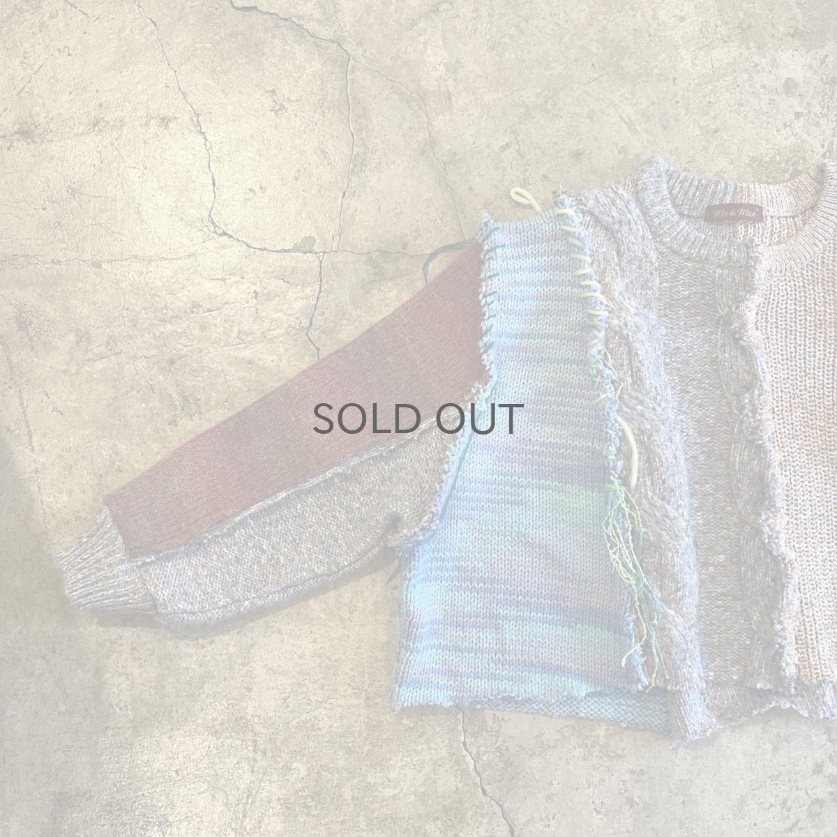 画像10: 【Wiz&Witch】"UNITED" DECORATIVE KNIT / OS (10)