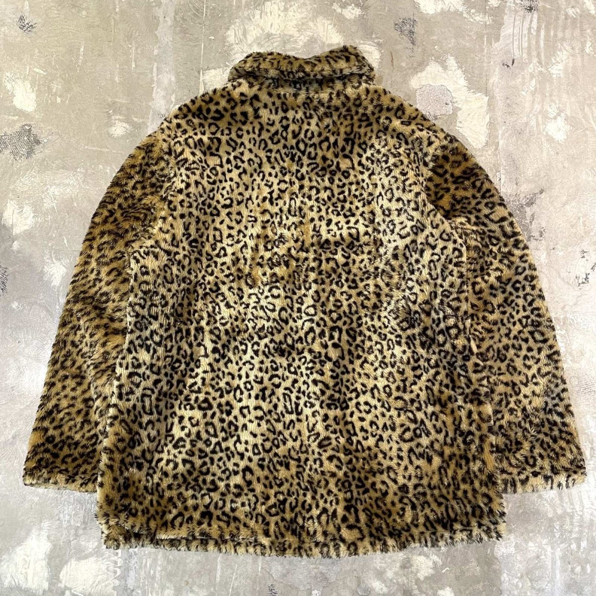 画像2: REVERSIBLE LEOPARD PATTERN ZIP UP JACKET / Mens L (2)