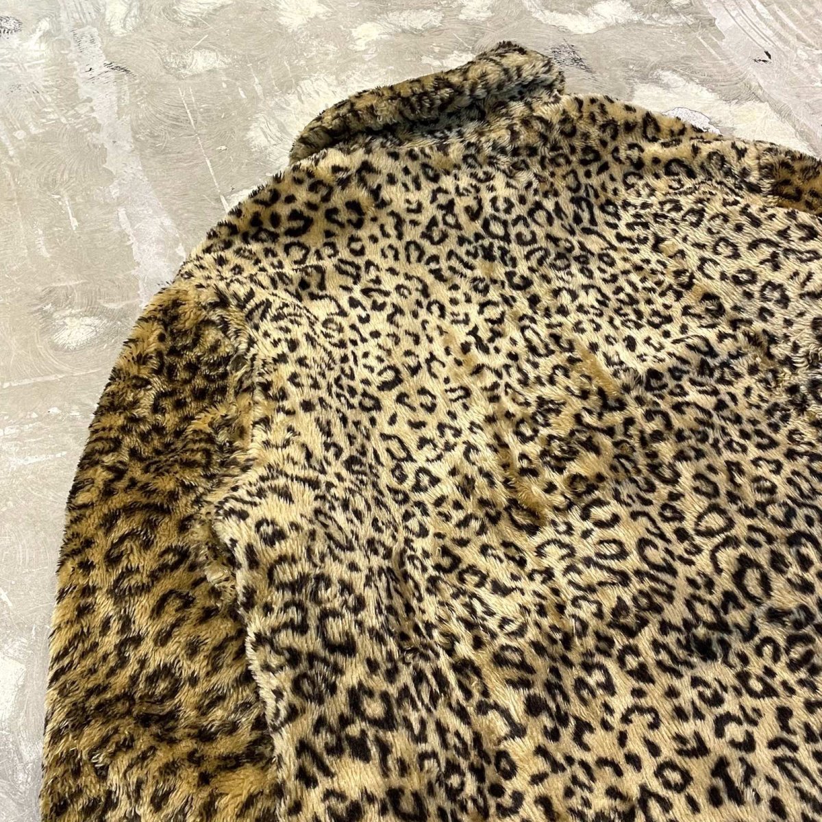 画像11: REVERSIBLE LEOPARD PATTERN ZIP UP JACKET / Mens L (11)