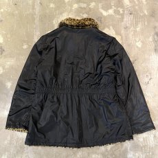 画像4: REVERSIBLE LEOPARD PATTERN ZIP UP JACKET / Mens L (4)
