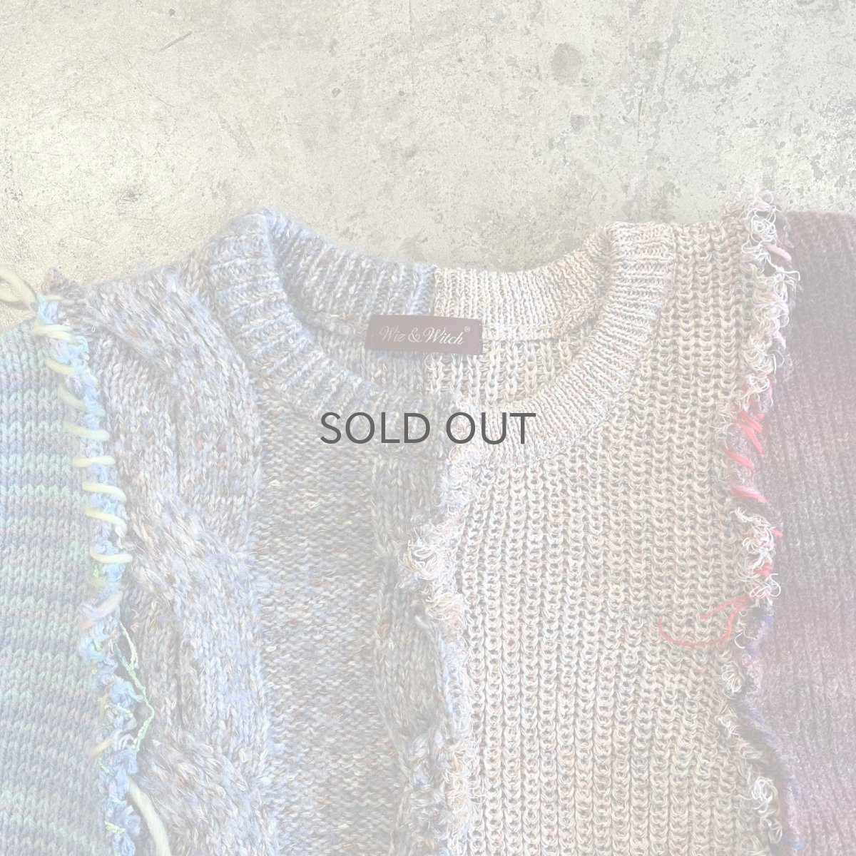 画像8: 【Wiz&Witch】"UNITED" DECORATIVE KNIT / OS (8)