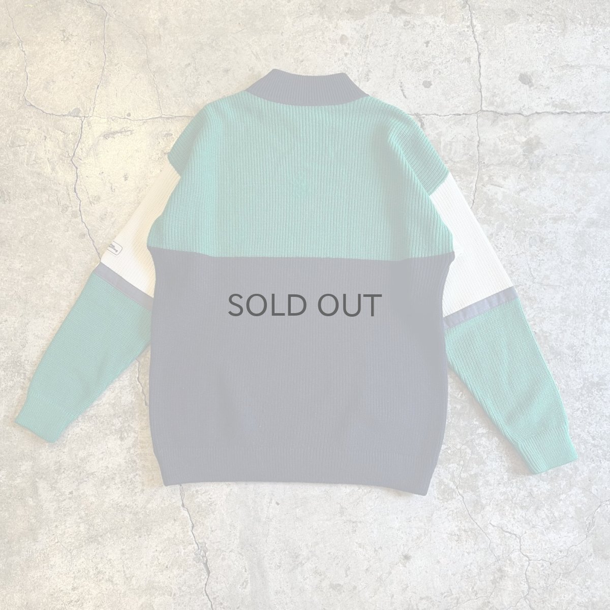 画像2: 【MARINA YACHTING】3 COLOR POINT SNAP BUTTON DESIGN MARINE SWEATER / Ladies L (2)