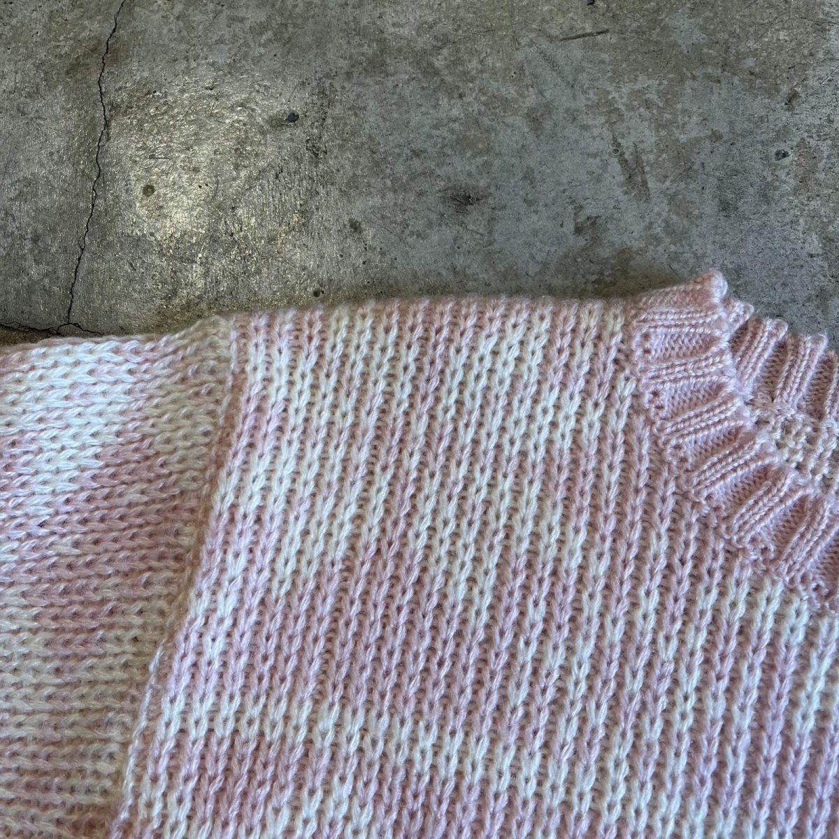 画像9: ALL OVER NORDIC PATTERN COLOR KNIT SWEATER / Ladies M(L) (9)