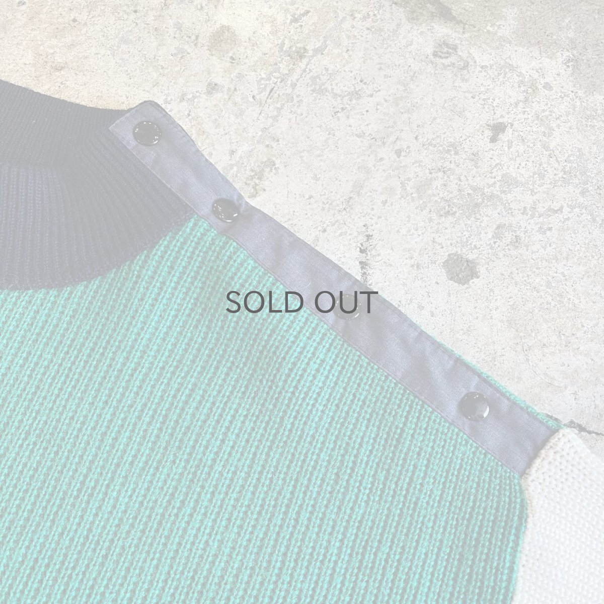 画像11: 【MARINA YACHTING】3 COLOR POINT SNAP BUTTON DESIGN MARINE SWEATER / Ladies L (11)