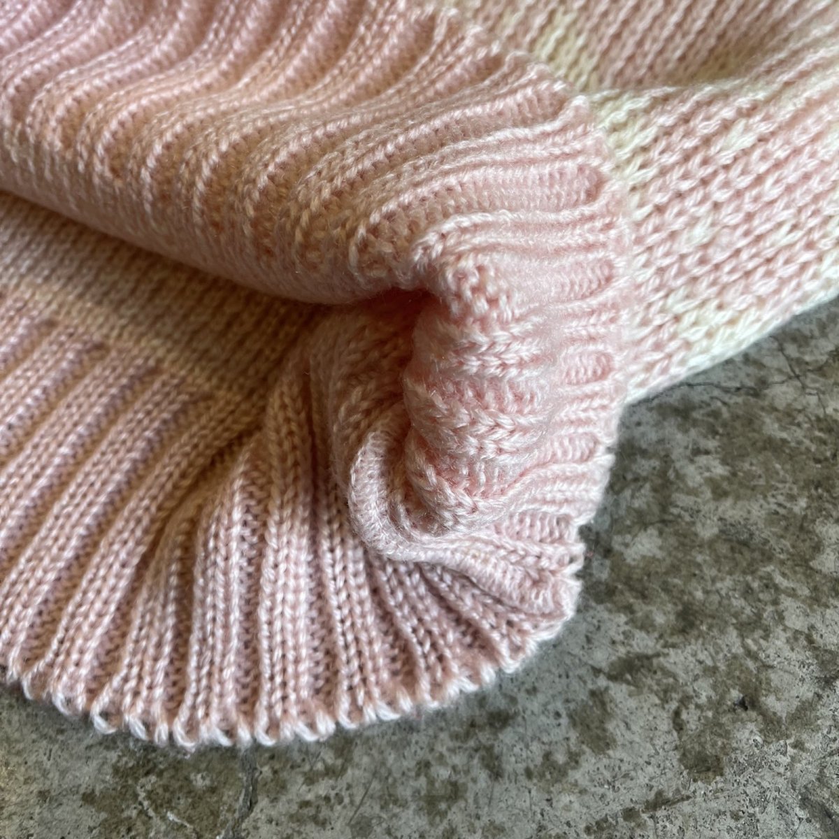 画像5: ALL OVER NORDIC PATTERN COLOR KNIT SWEATER / Ladies M(L) (5)