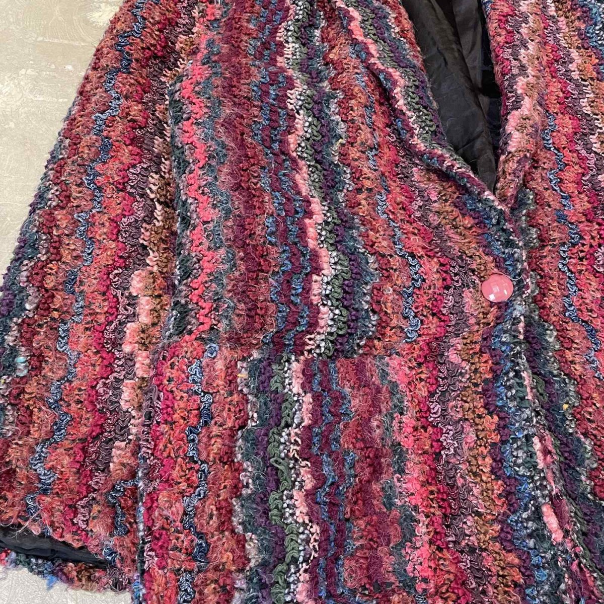 画像5: OLD MIX COLOR ALL OVER KNIT DESIGN JACKET / Mens M (5)