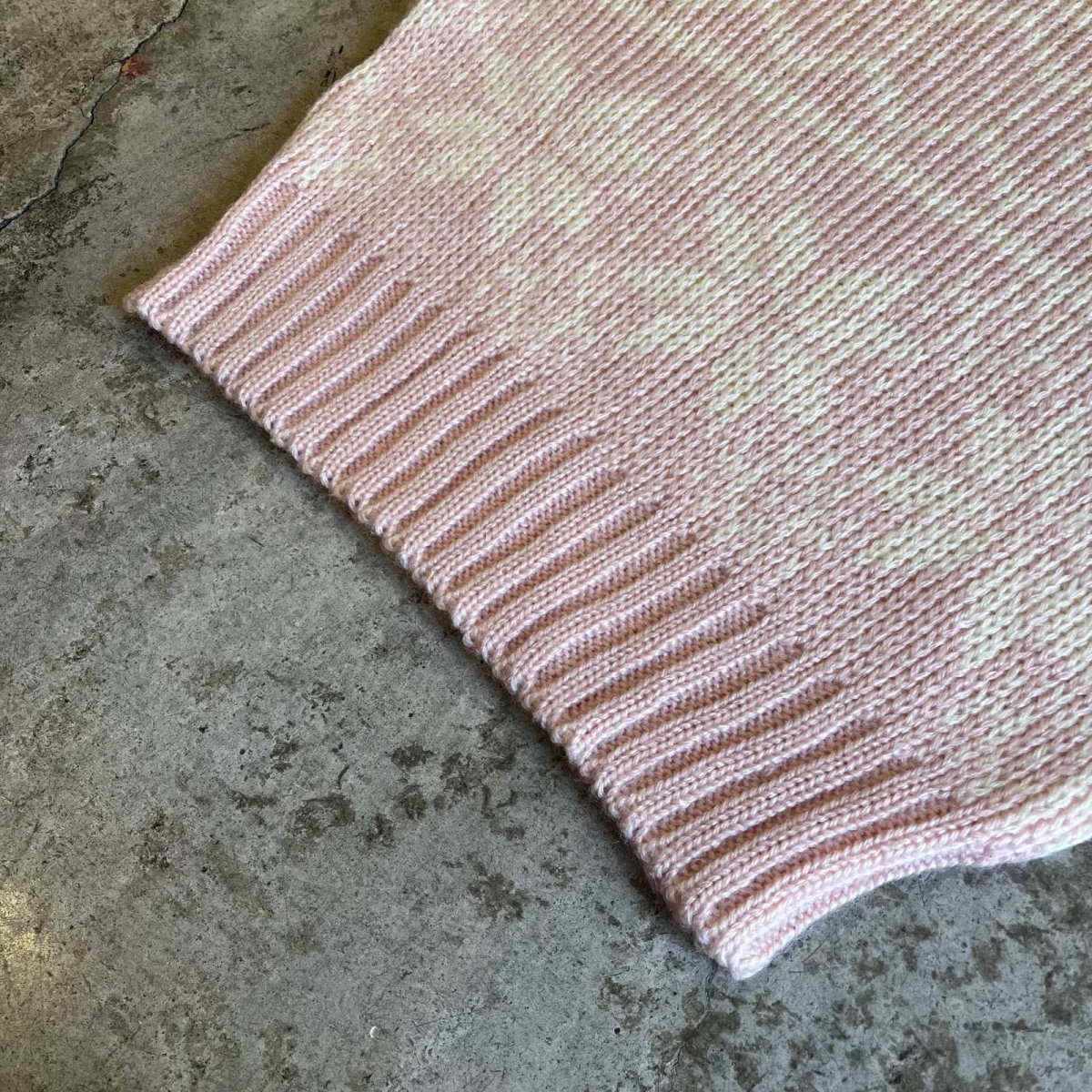 画像4: ALL OVER NORDIC PATTERN COLOR KNIT SWEATER / Ladies M(L) (4)