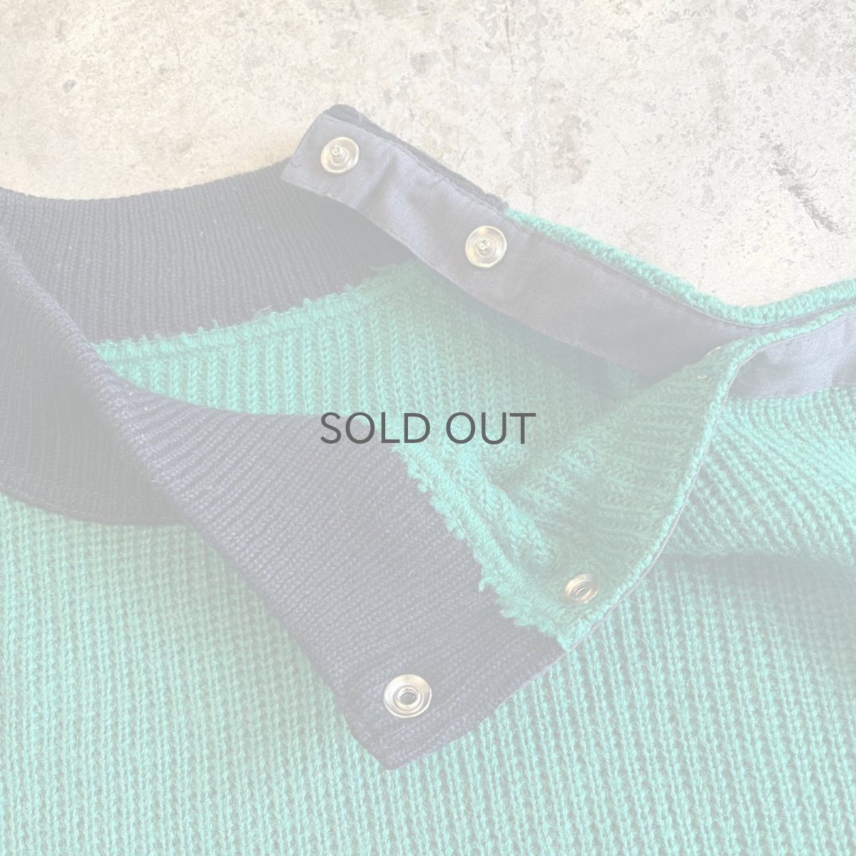 画像12: 【MARINA YACHTING】3 COLOR POINT SNAP BUTTON DESIGN MARINE SWEATER / Ladies L (12)