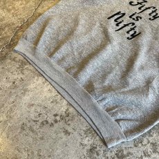 画像4: OLD FRONT FLOCKY LOGO DESIGN COLOR L/S SWEAT / Ladies L (4)