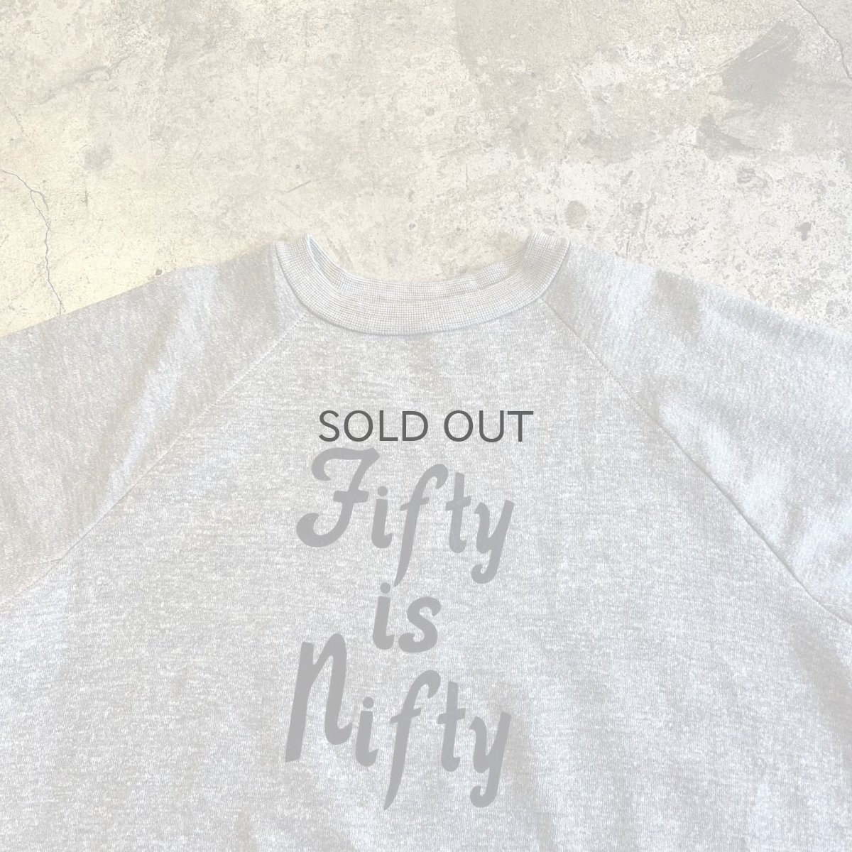 画像8: OLD FRONT FLOCKY LOGO DESIGN COLOR L/S SWEAT / Ladies L (8)