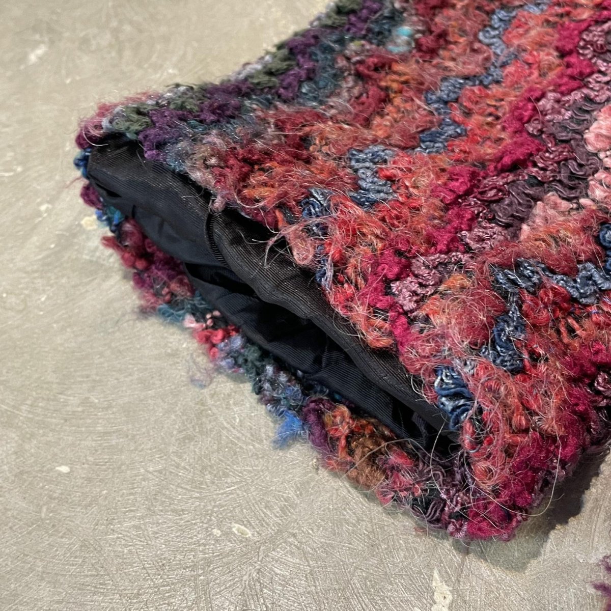 画像7: OLD MIX COLOR ALL OVER KNIT DESIGN JACKET / Mens M (7)