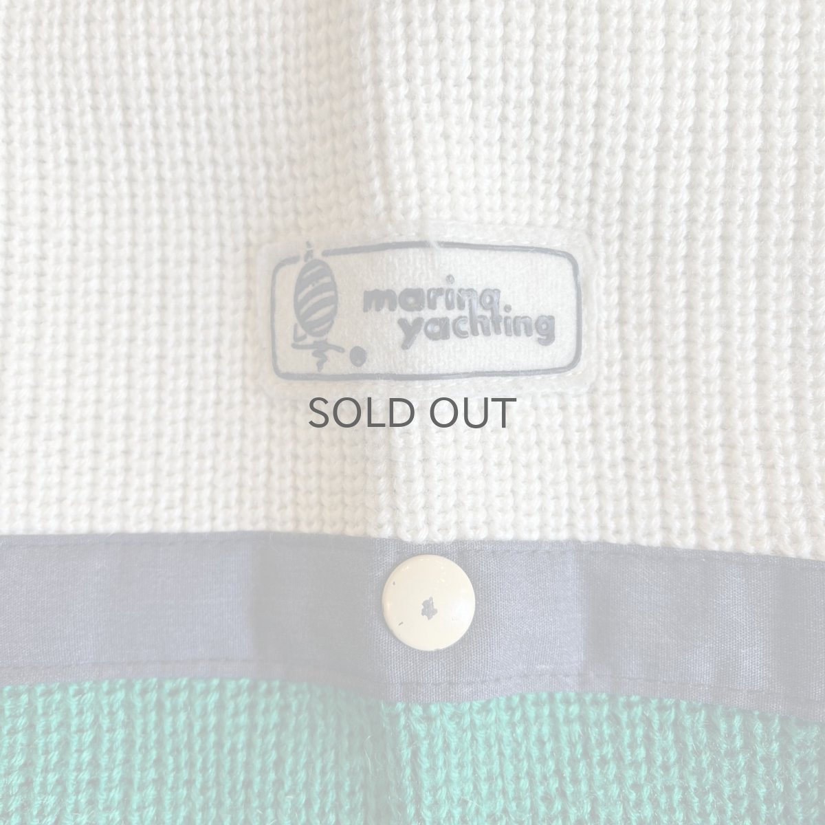画像8: 【MARINA YACHTING】3 COLOR POINT SNAP BUTTON DESIGN MARINE SWEATER / Ladies L (8)