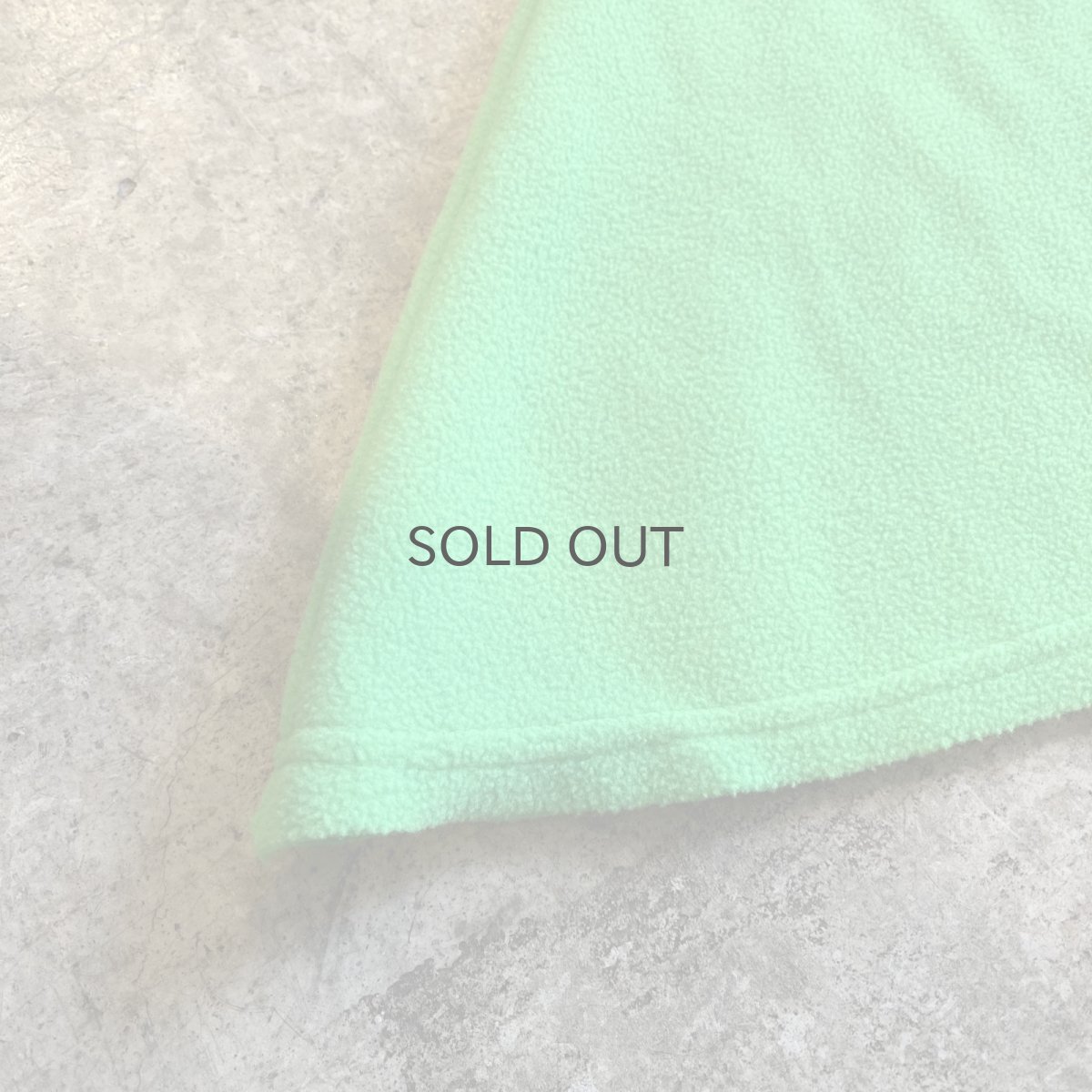 画像4: GREEN COLOR MERMAID DESIGN FLEECE SKIRT / W21~W32 (4)