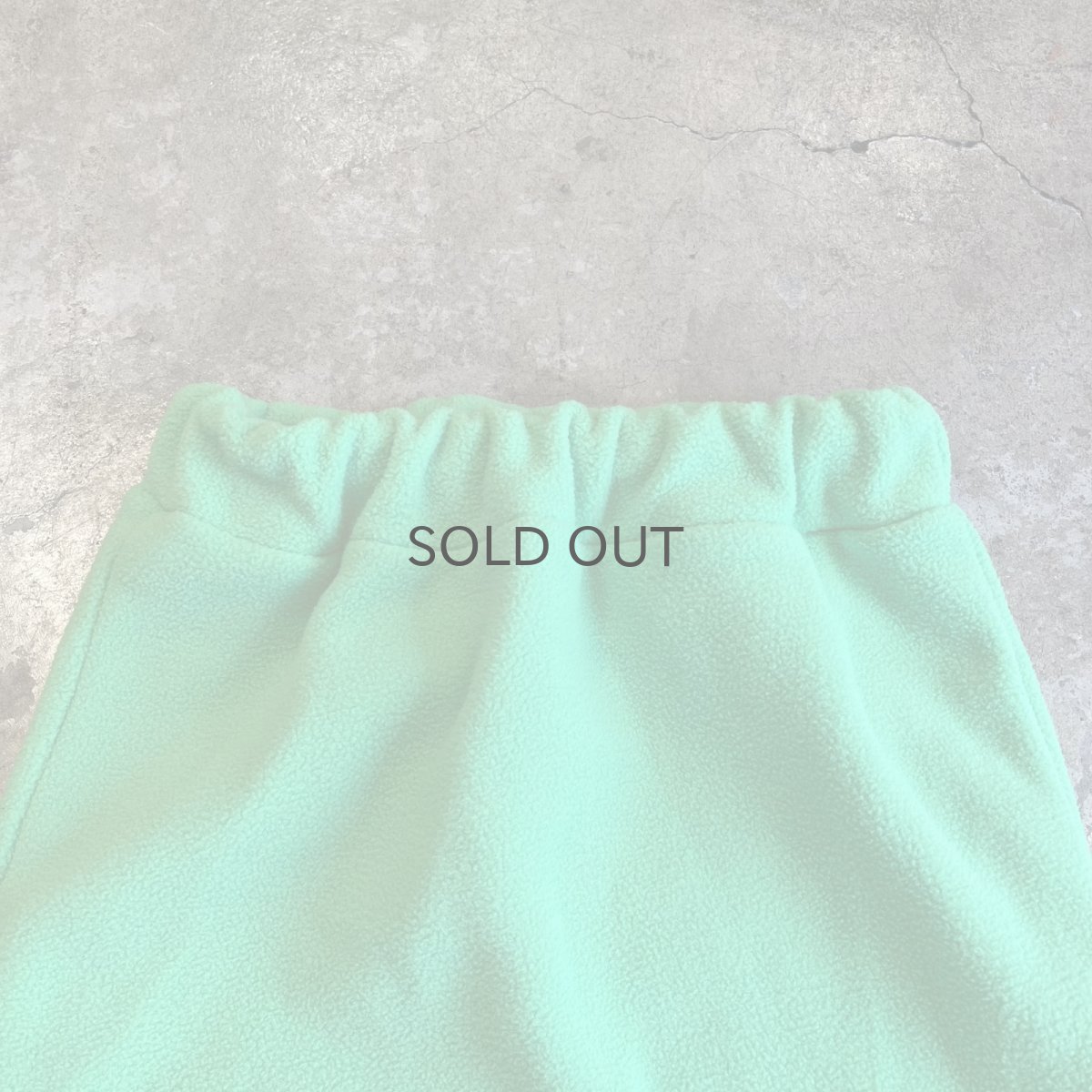 画像7: GREEN COLOR MERMAID DESIGN FLEECE SKIRT / W21~W32 (7)