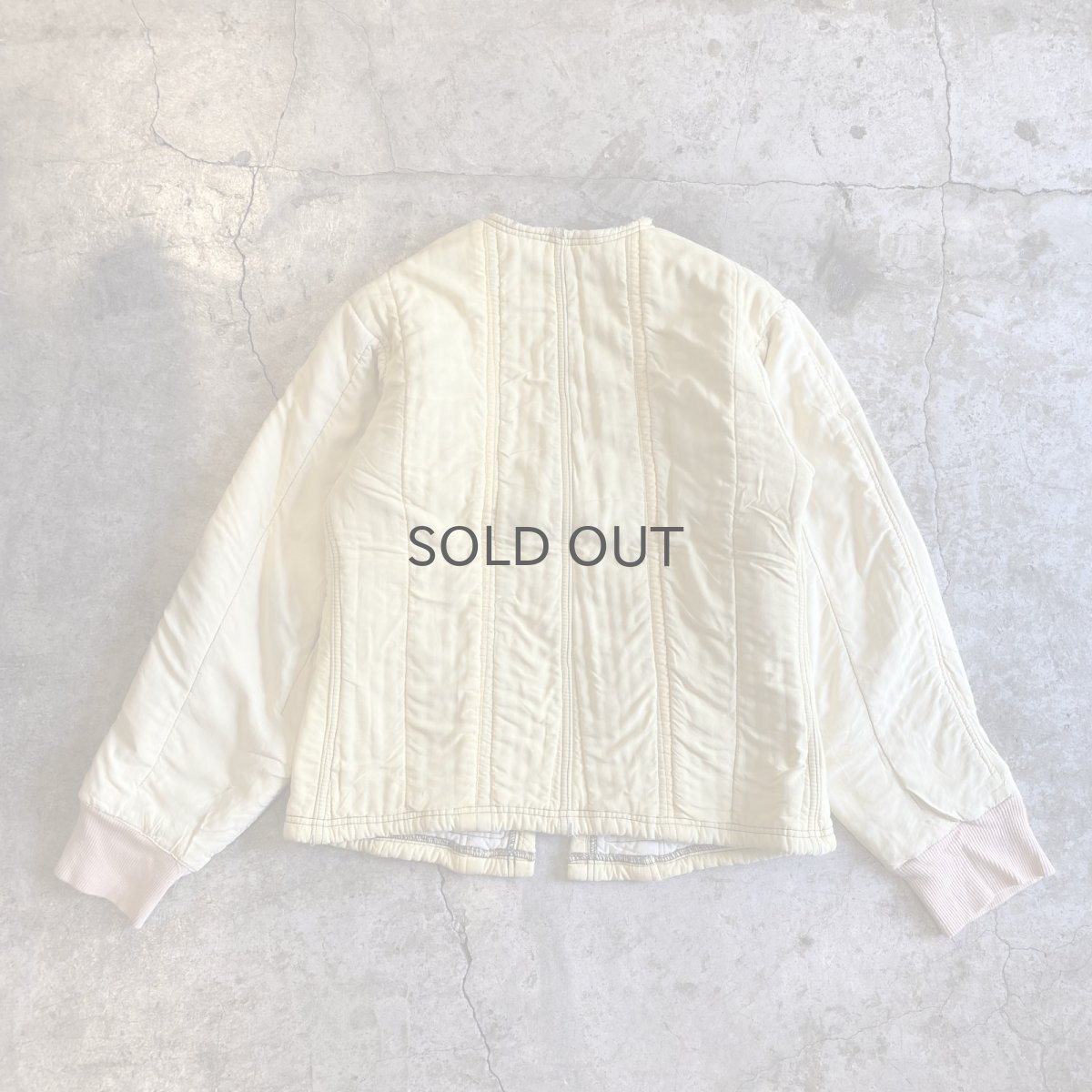 画像2: MILITARY COLOR LINER DESIGN JACKET / Ladies M (2)