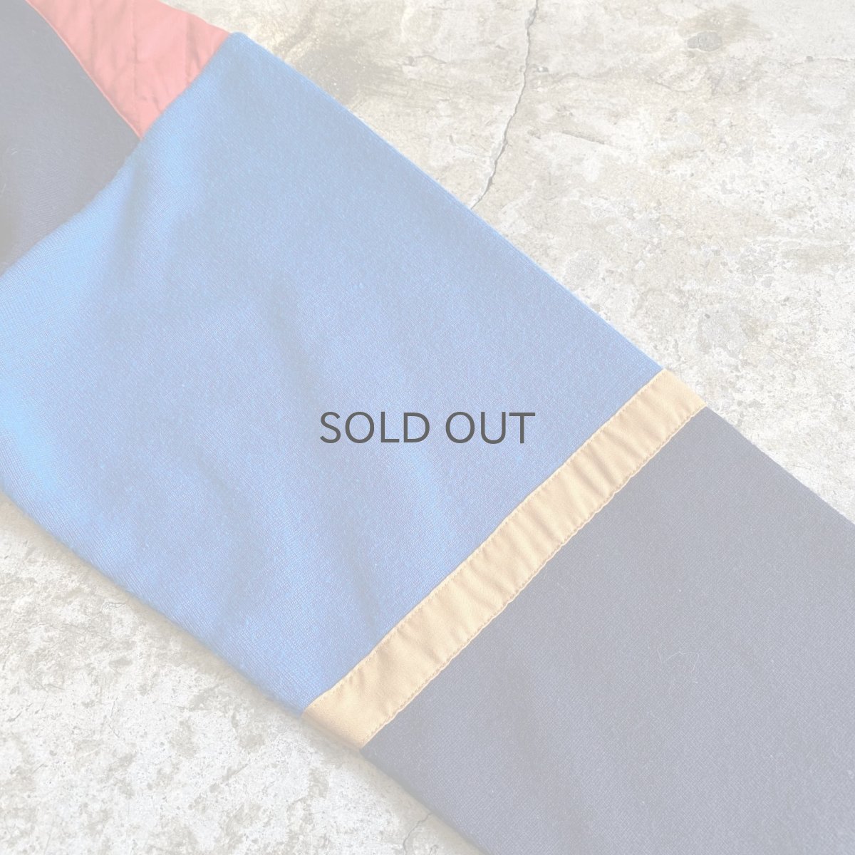 画像7: YACHTING SHOULDER QUILTING COLOR SPORTS SWEATER / Ladies L / MADE IN ITALY (7)