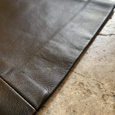 画像9: BLACK COLOR TIGHT STRAIGHT LEATHER PANTS / W26 (9)