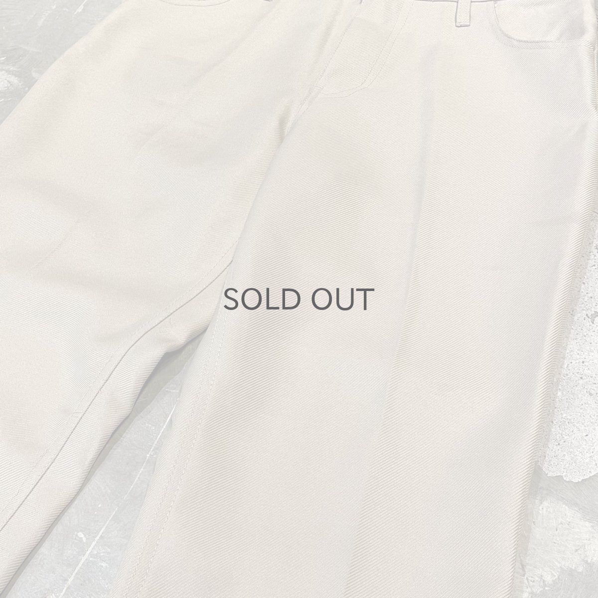 画像4: BACK SCORPION EMBROIDERY STRAIGHT SLACKS / W31 (4)