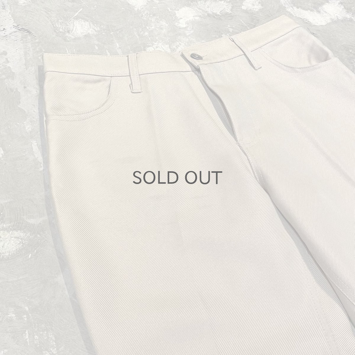 画像3: BACK SCORPION EMBROIDERY STRAIGHT SLACKS / W31 (3)