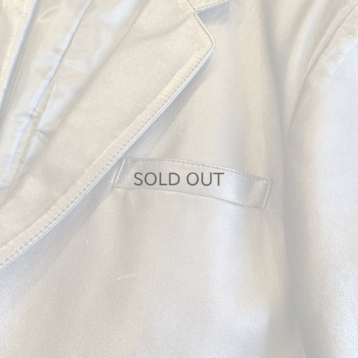 画像8: BLACK COLOR REAL LEATHER TAILORED DESIGN JACKET / Ladies L (8)