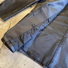 画像6: BLACK COLOR REAL LEATHER TAILORED DESIGN JACKET / Ladies L (6)