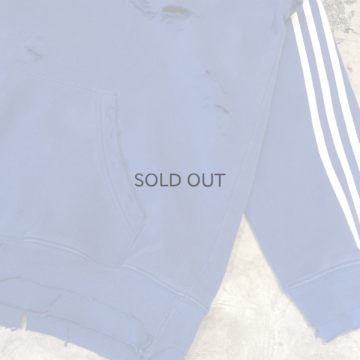 画像6: 【adidas】LOGO CRASH DAMAGE HOODIE SWEAT / Mens XL (6)