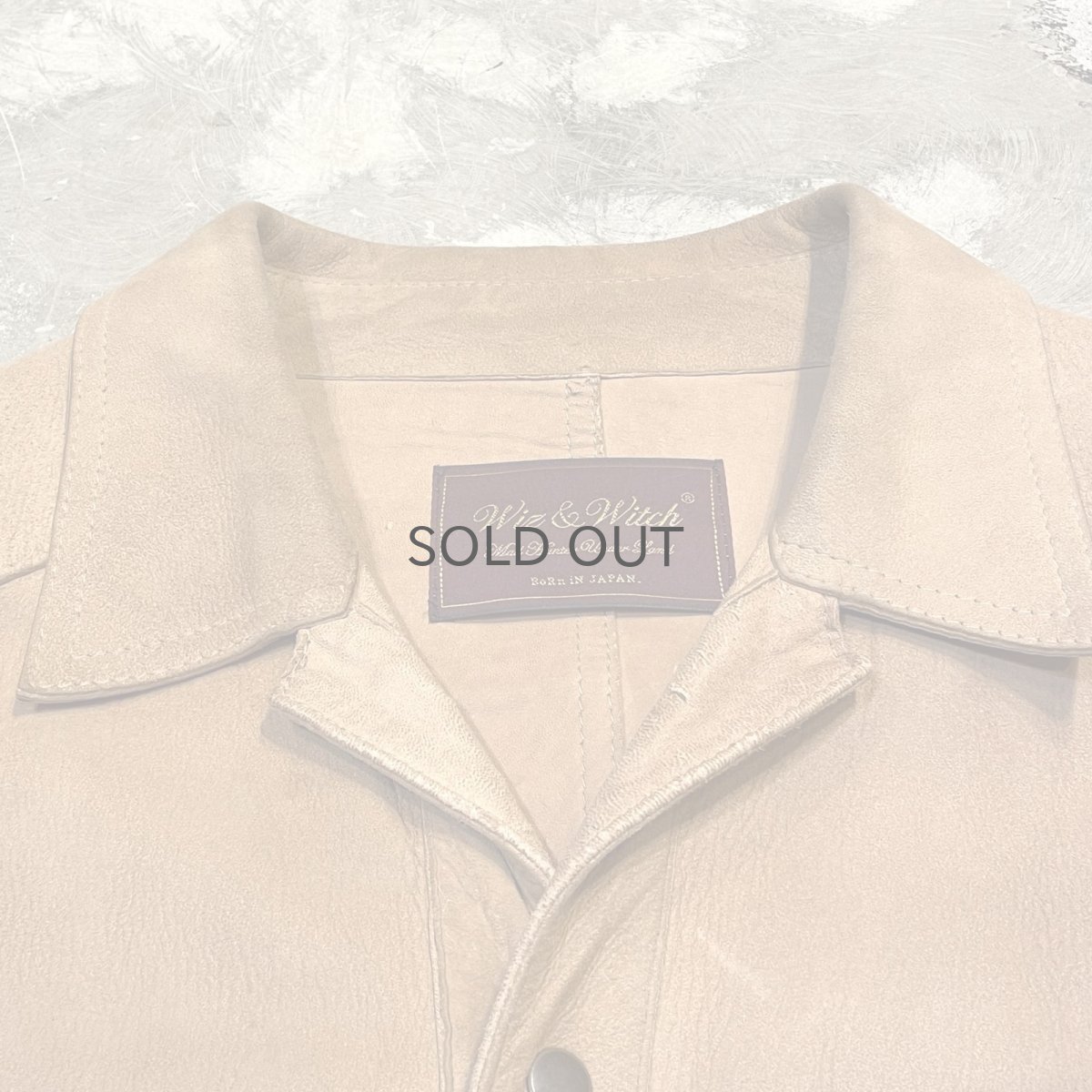 画像9: 【Wiz&Witch】"UNITED" NATIVE KNIT × SUEDE JACKET / OS (9)