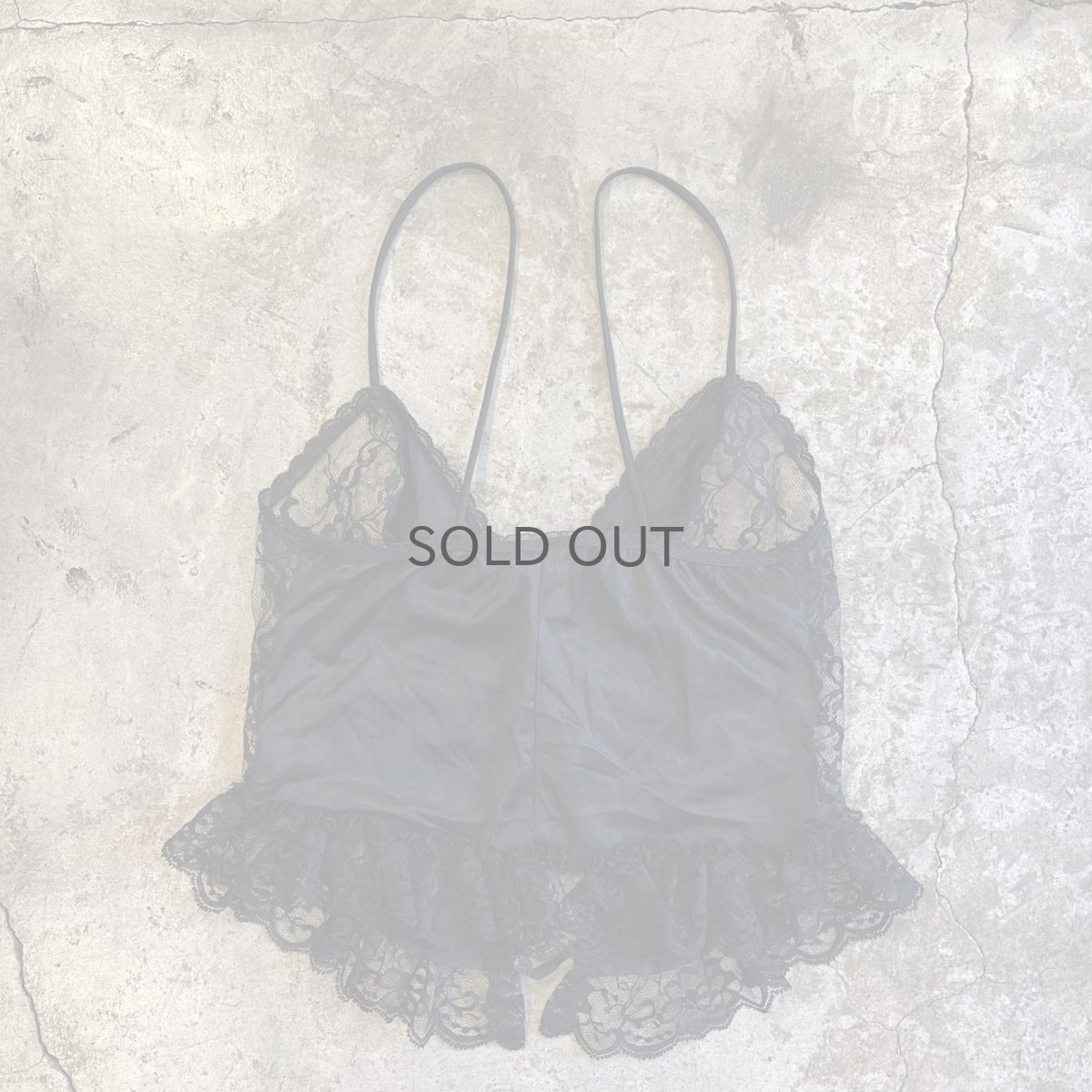 画像2: SIDE LACE FRONT LACE UP RIBBON DESIGN SHORT LINGERIE  / Ladies XS(S)  / MADE IN USA (2)