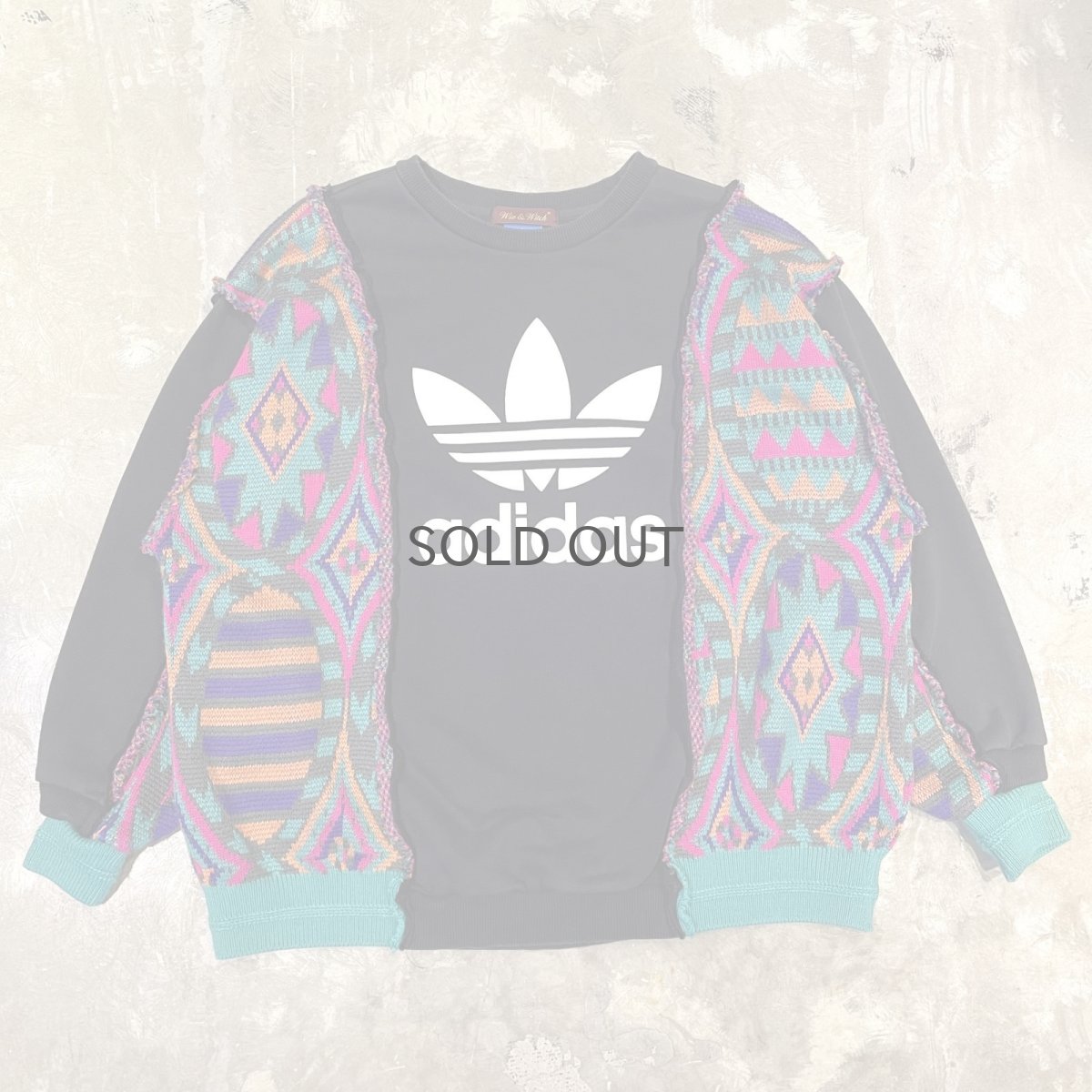 画像1: 【Wiz&Witch】"UNITED" SPORTY TWO FACE SWEATER / OS (1)