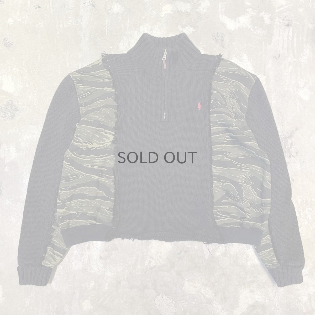 画像1: 【Wiz&Witch】"UNITED" ~RALPH LAUREN~ TWO FACE KNIT SWEATER / OS (1)