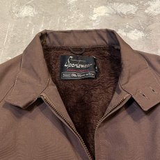 画像10: 70's BOA LINER ZIP UP HI-NECK JACKET / Mens L (10)
