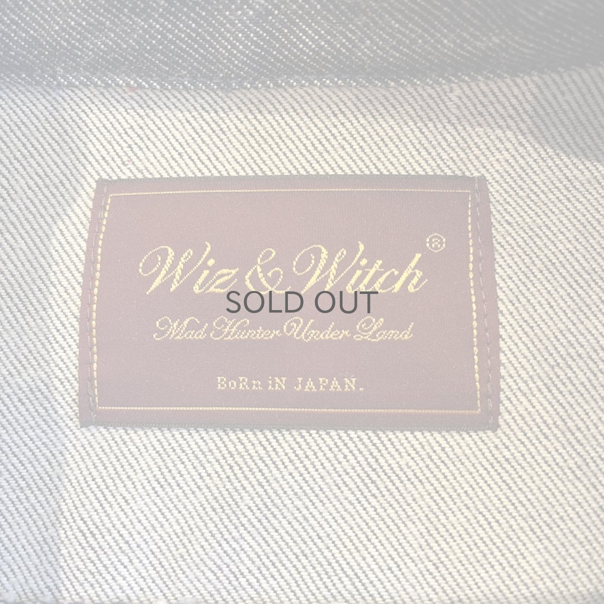 画像11: 【Wiz&Witch】"UNITED" KNIT×DENIM JACKET / OS (11)