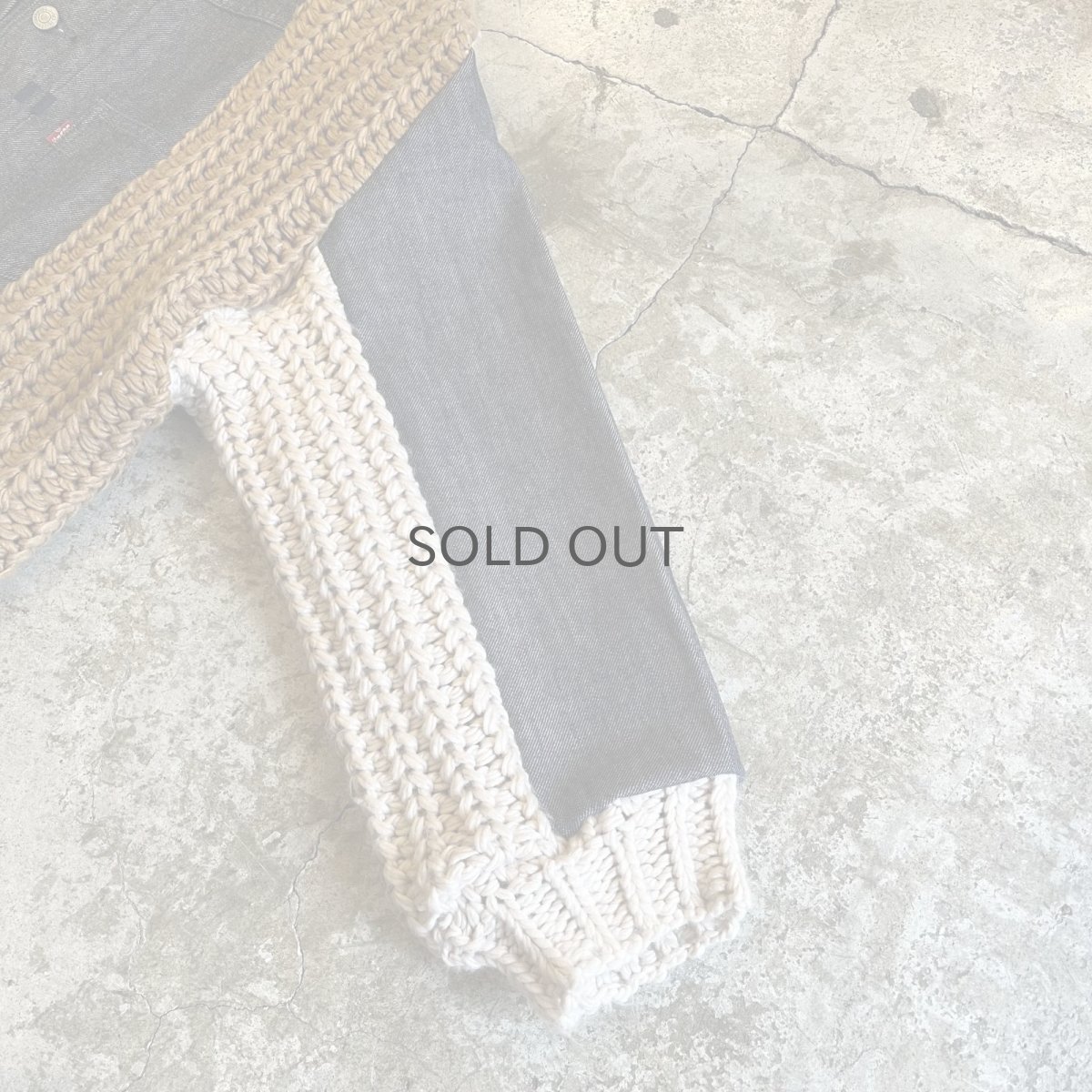 画像6: 【Wiz&Witch】"UNITED" KNIT×DENIM JACKET / OS (6)