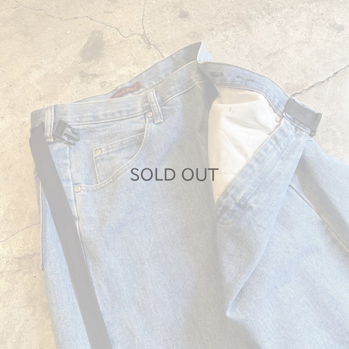 画像6: 【Wiz&Witch】"WEIRD" WRAP FUTURE DENIM PANTS / OS (6)