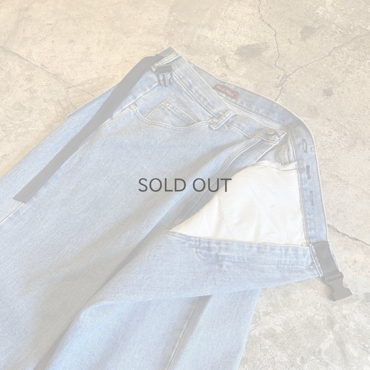 画像7: 【Wiz&Witch】"WEIRD" WRAP FUTURE DENIM PANTS / OS (7)