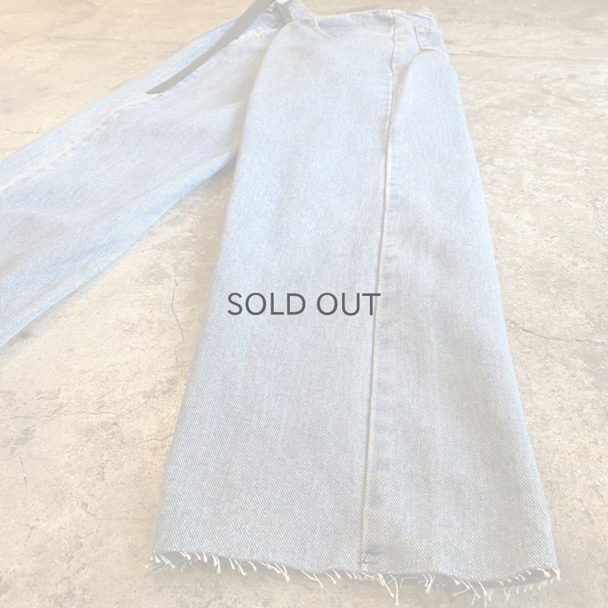 画像5: 【Wiz&Witch】"WEIRD" WRAP FUTURE DENIM PANTS / OS (5)