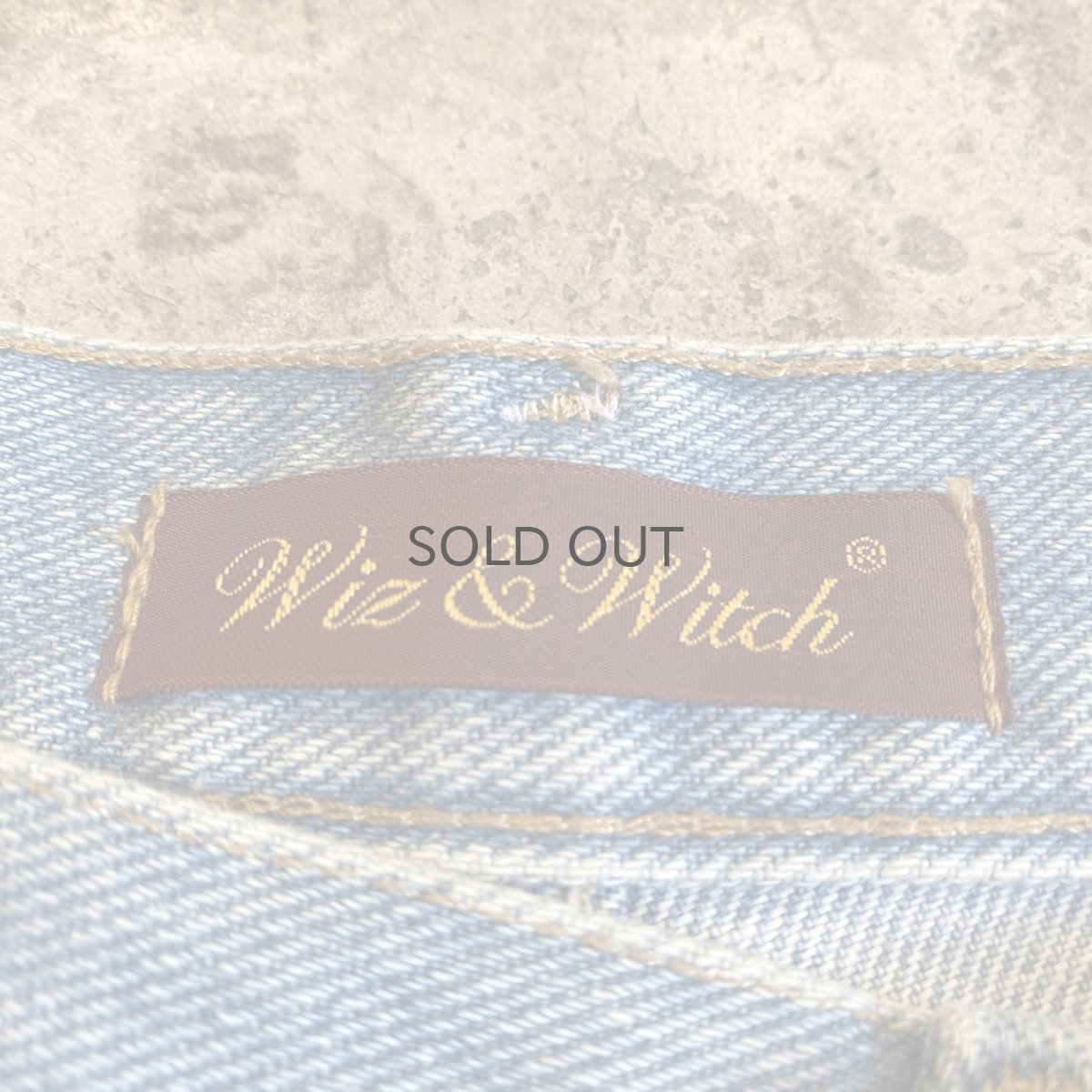 画像12: 【Wiz&Witch】"WEIRD" WRAP FUTURE DENIM PANTS / OS (12)